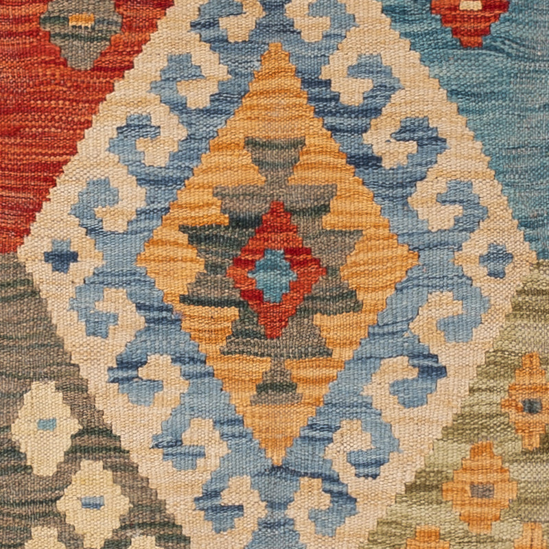 Kelim Teppich - Splash - 162 x 102 cm - bunt