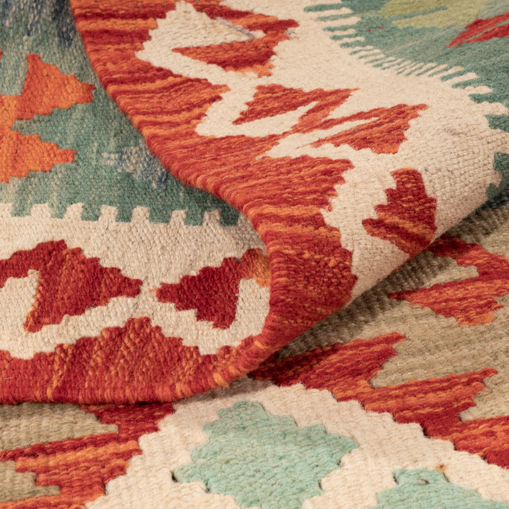 Kelim Teppich - Splash - 149 x 103 cm - bunt