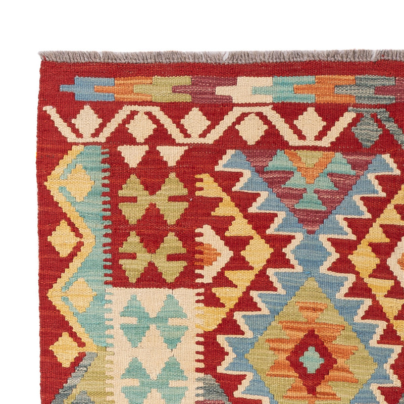 Kelim Teppich - Splash - 158 x 110 cm - bunt