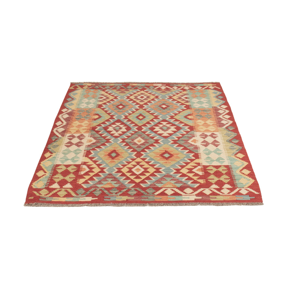 Kelim Teppich - Splash - 158 x 110 cm - bunt