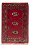 Pakistaans tapijt 62x91cm - Oosters Tapijt - Rechthoekig / Rood / 62 x 91 cm Rechthoekig
