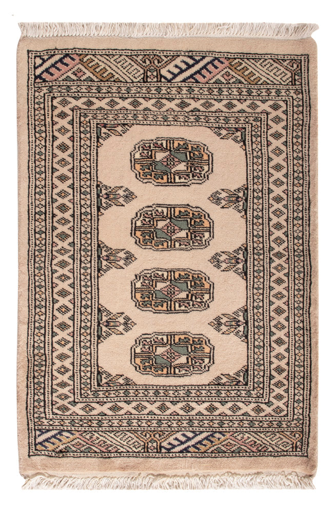Pakistan Teppich - 91 x 65 cm - creme