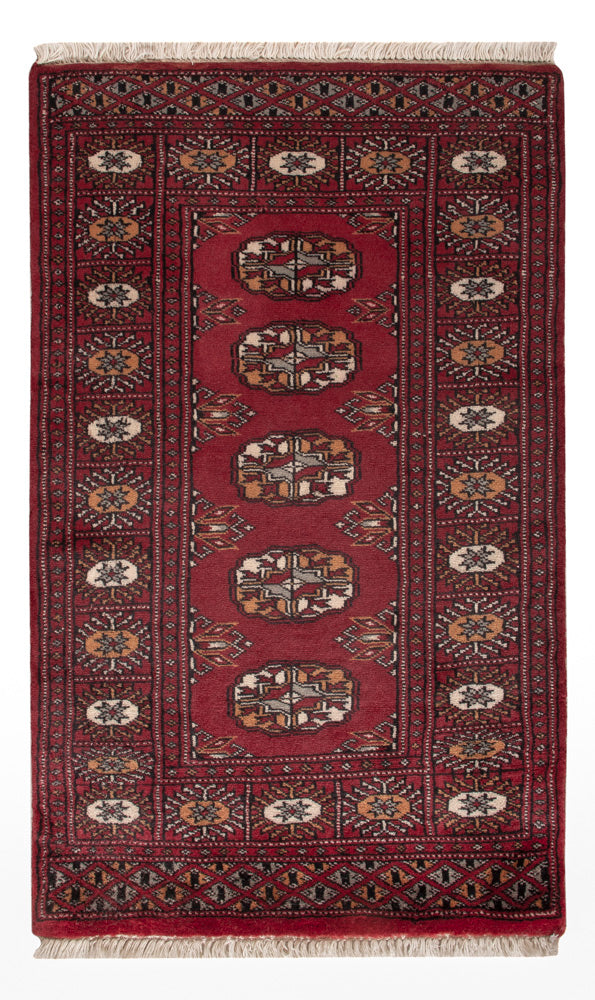 Pakistan Teppich - 103 x 62 cm - rot