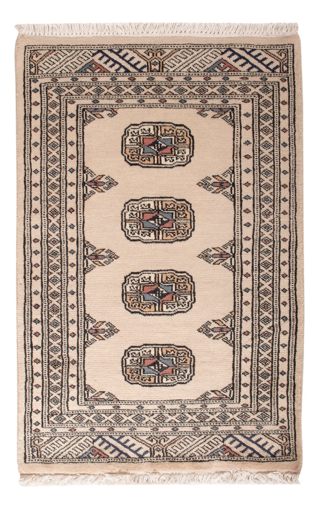 Pakistan Teppich - 93 x 63 cm - creme