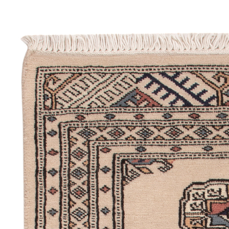 Pakistan Teppich - 93 x 63 cm - creme