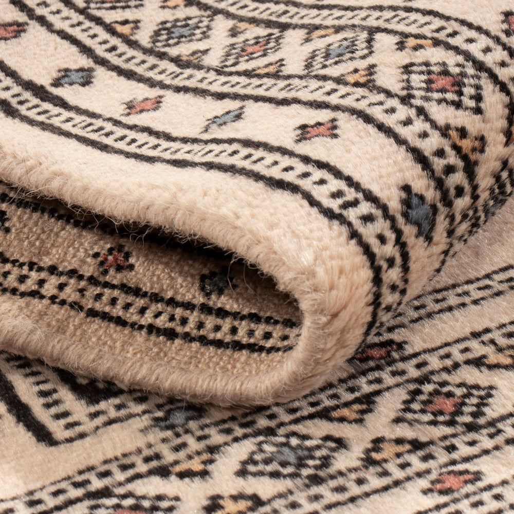 Pakistan Teppich - 93 x 63 cm - creme