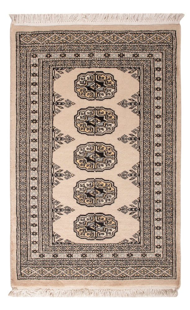 Pakistan Teppich - 90 x 62 cm - creme