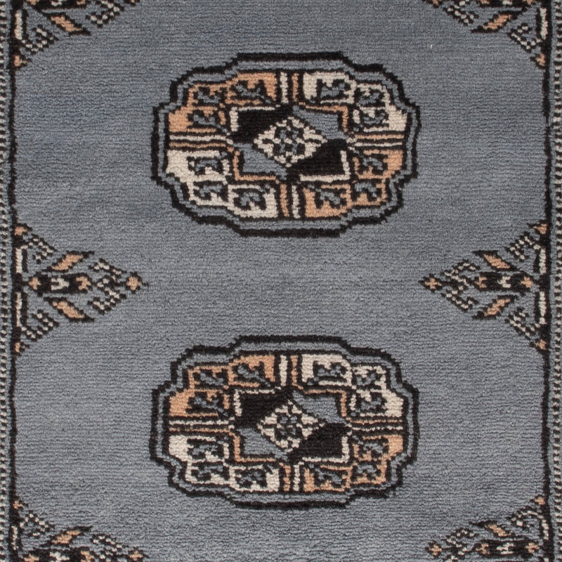 Pakistan Teppich - 94 x 60 cm - hellblau