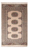 Pakistaans tapijt 62x95cm - Oosters Tapijt - Rechthoekig / Crème / 62 x 95 cm Rechthoekig