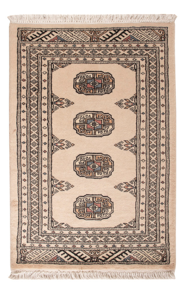 Pakistan Teppich - 96 x 63 cm - creme