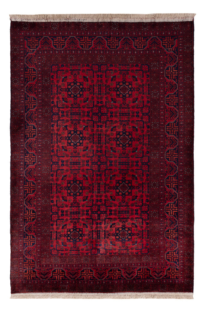 Afghan Teppich - Royal - 154 x 102 cm - rot