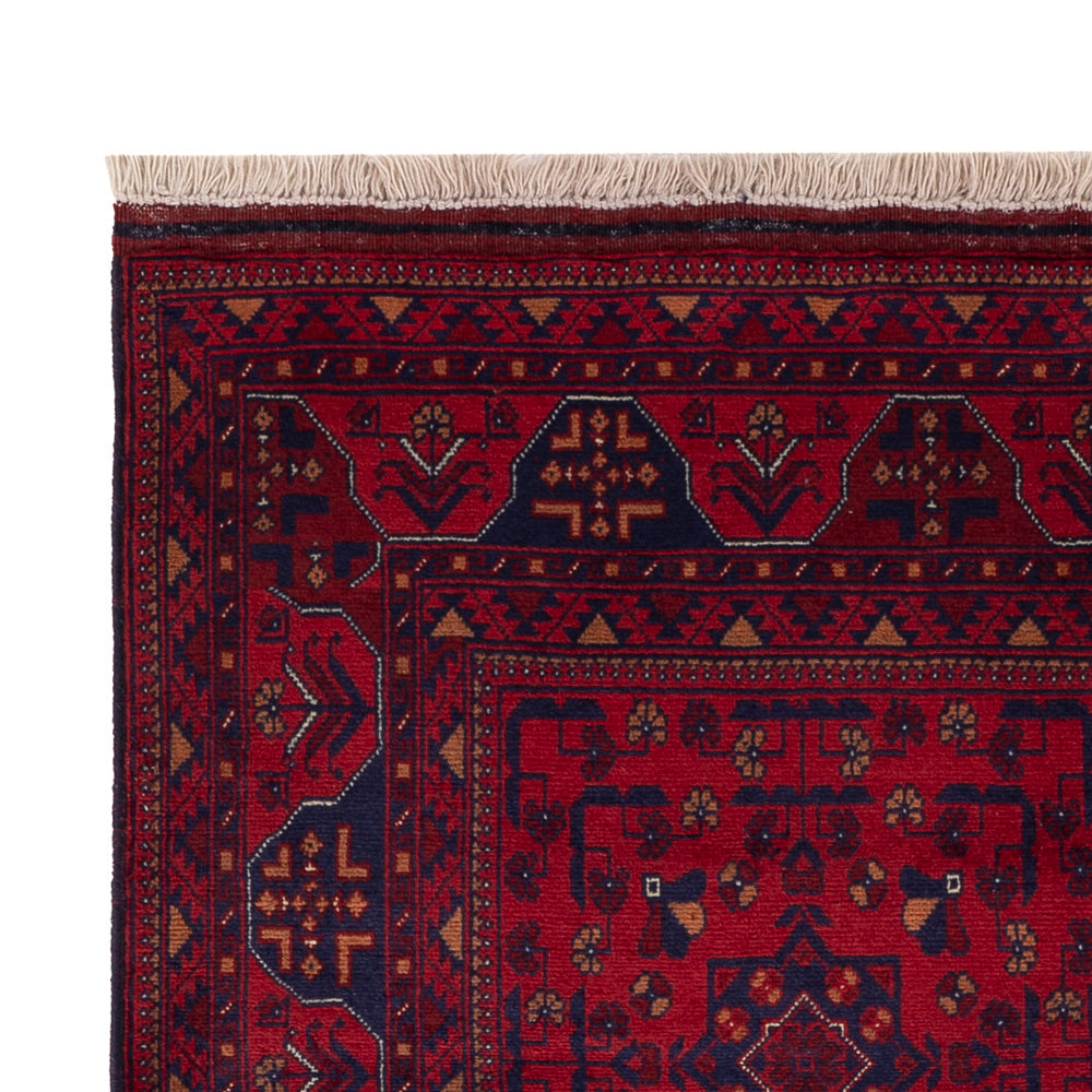 Afghaans tapijt 102x147cm - Oosters Tapijt - rood