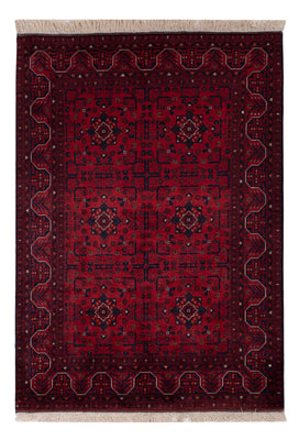 Afghan Teppich - Royal - 141 x 99 cm - rot