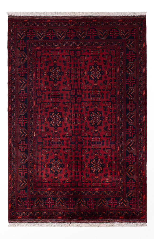Afghan Teppich - Royal - 149 x 101 cm - rot