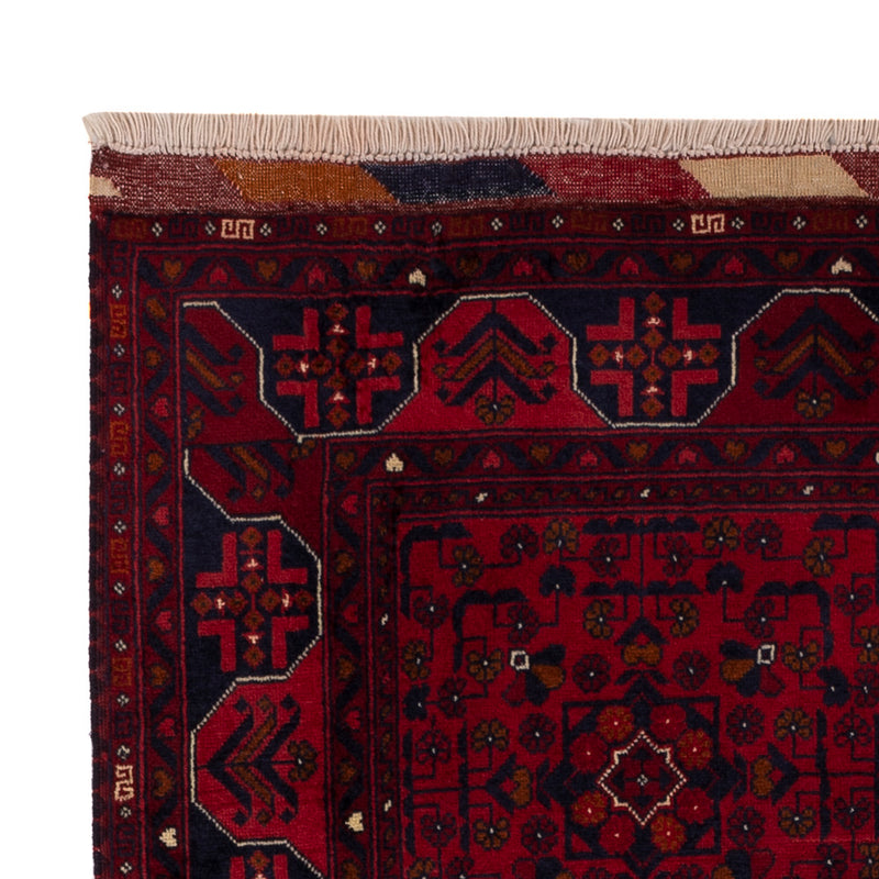Afghan Teppich - Royal - 139 x 100 cm - rot