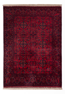 Afghan Teppich - Royal - 138 x 101 cm - rot