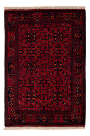 Afghan Teppich - Royal - 147 x 100 cm - rot