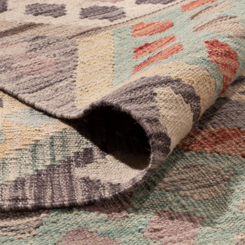 Kelim Teppich - Splash - 396 x 324 cm - bunt