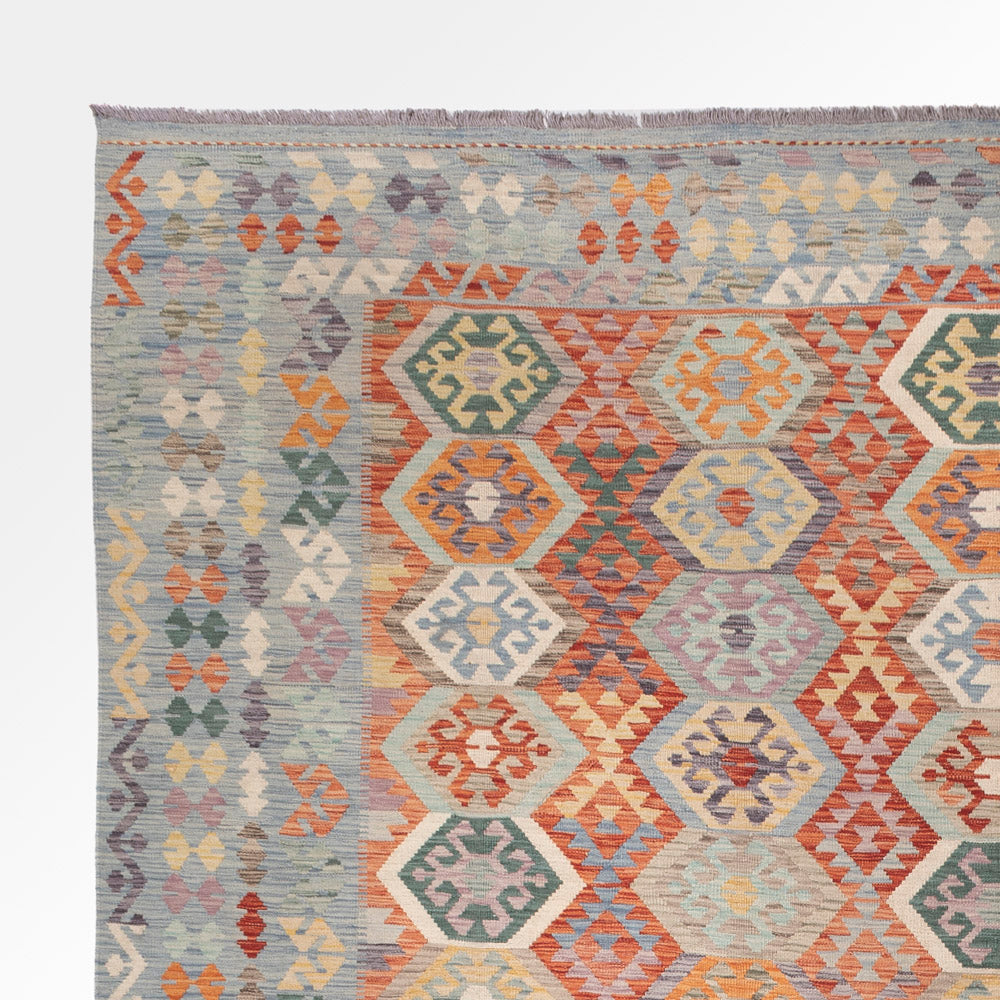 Kilim Maimana Tapijt 392x315cm - Wollen tapijt