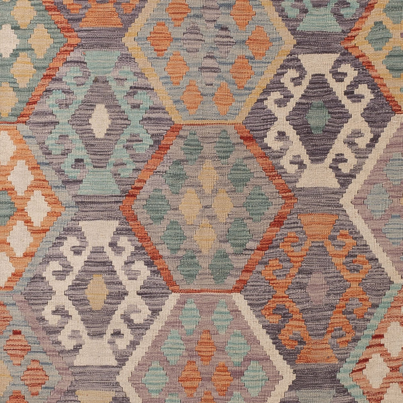 Kelim Teppich - Splash - 356 x 262 cm - bunt