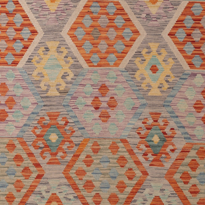 Kelim Teppich - Splash - 337 x 251 cm - bunt