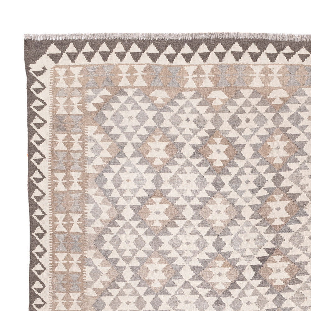 Kelim Teppich - Splash - 288 x 248 cm - natur