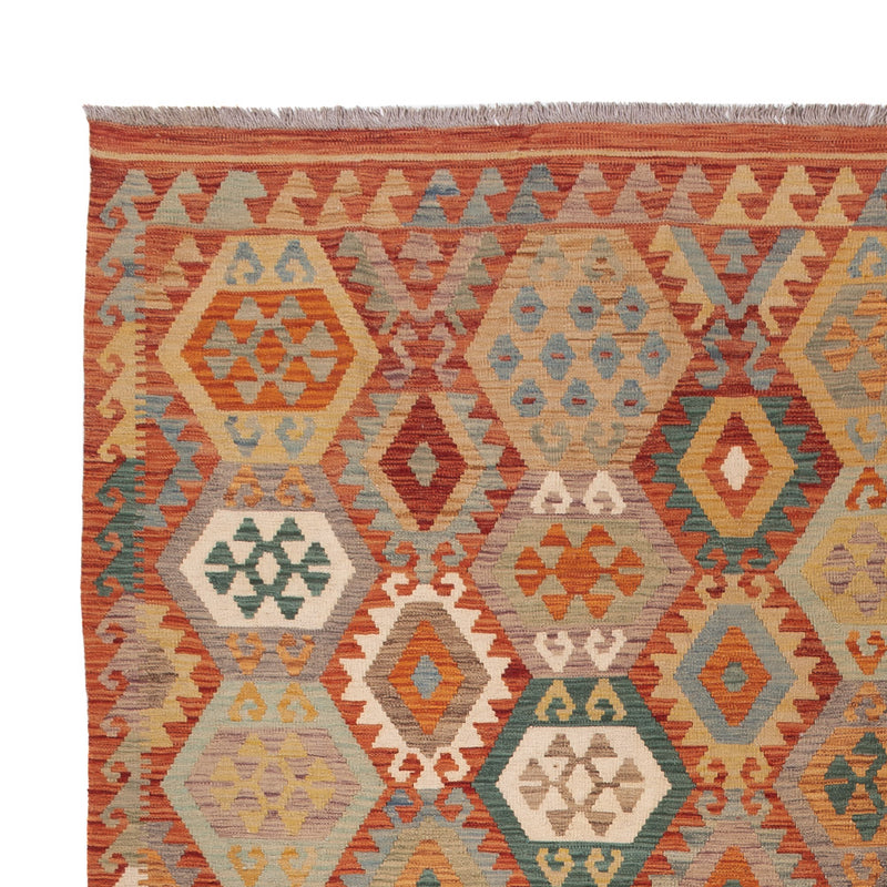 Kelim Teppich - Splash - 352 x 256 cm - bunt