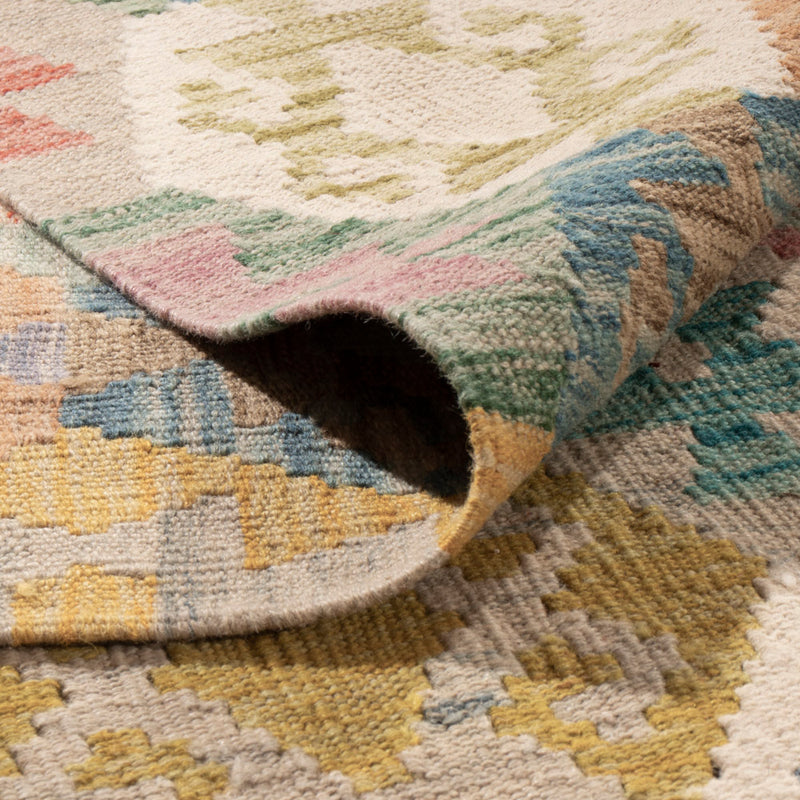 Kelim Teppich - Splash - 307 x 264 cm - bunt
