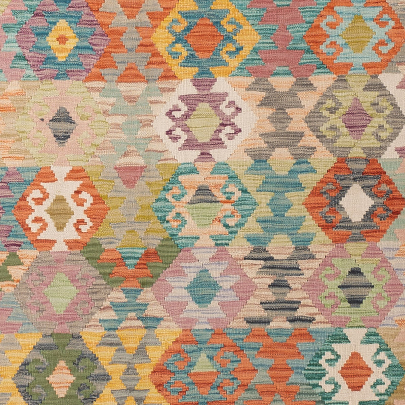 Kelim Teppich - Splash - 345 x 253 cm - bunt