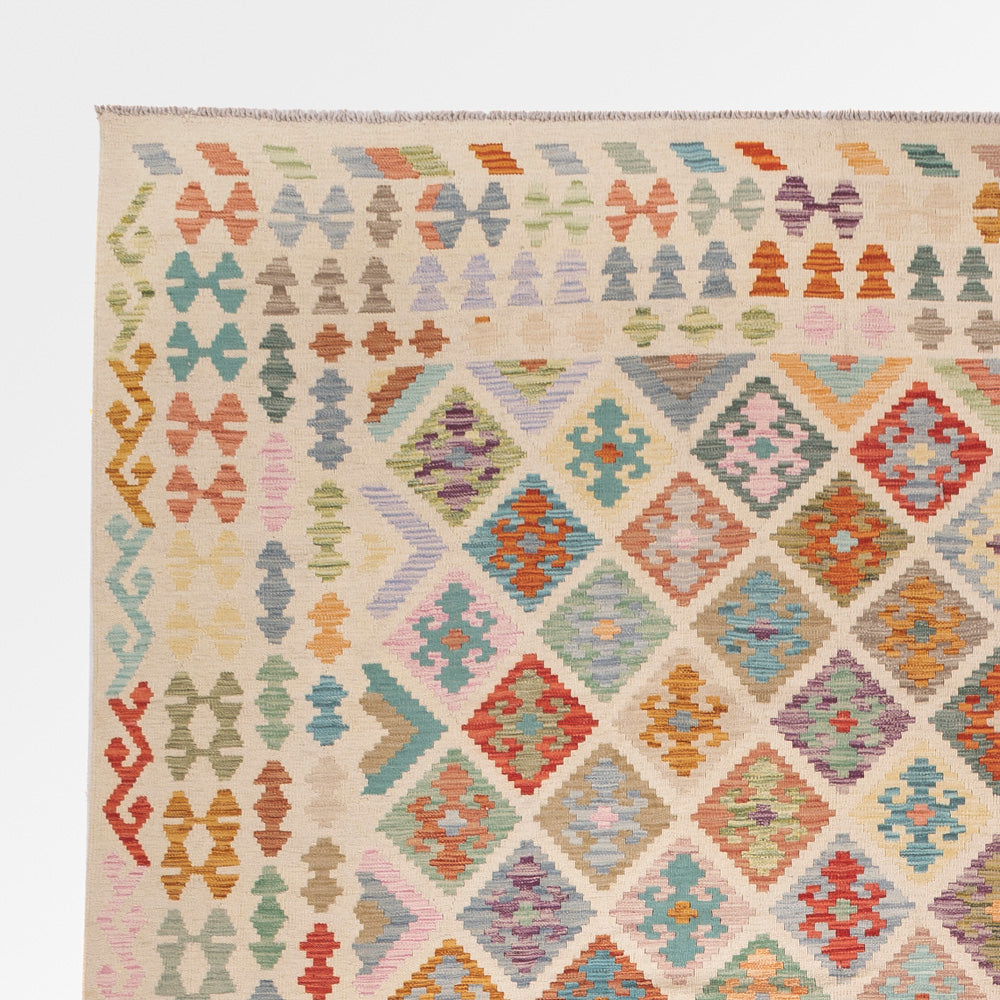 Kilim Maimana Tapijt 310x387cm - Wollen tapijt