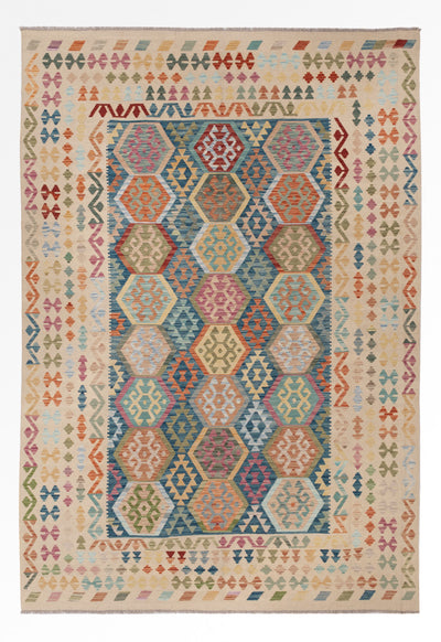 Kilim Maimana Tapijt 237x345cm - Wollen tapijt