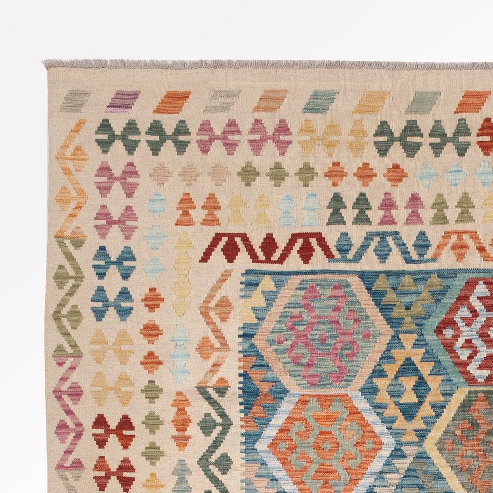 Kilim Maimana Tapijt 237x345cm - Wollen tapijt