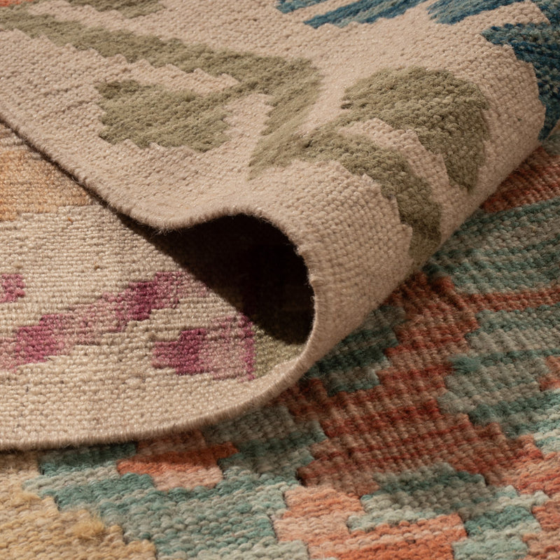 Kelim Teppich - Splash - 345 x 237 cm - bunt