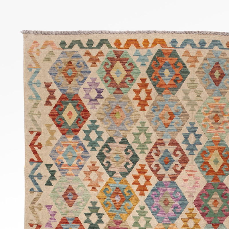 Kelim Teppich - Splash - 358 x 258 cm - bunt