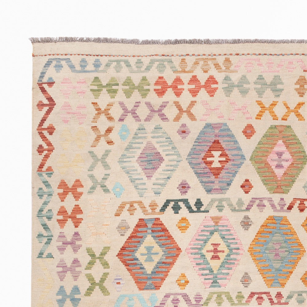 Kilim Maimana Tapijt 239x296cm - Wollen tapijt