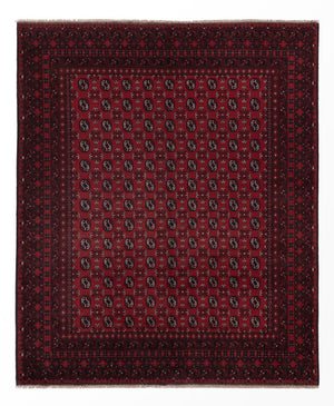 Afghan Teppich - Filpa - 302 x 245 cm - rot