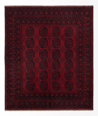 Afghan Teppich - Filpa - 300 x 250 cm - rot