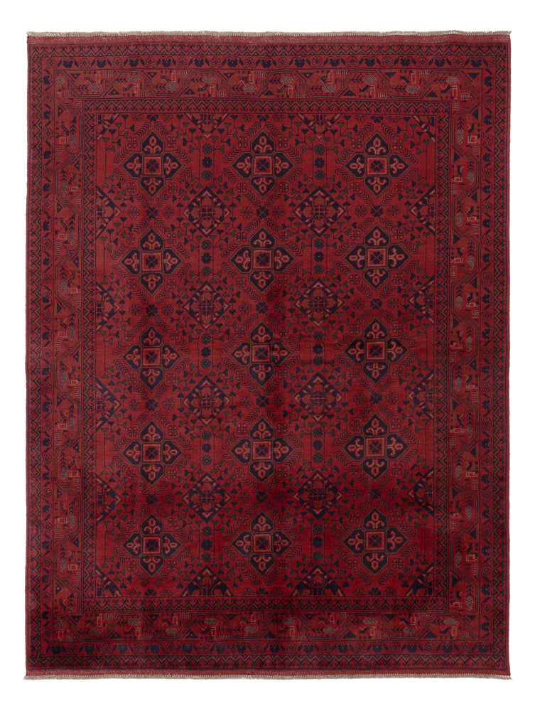 Afghaans tapijt - Kunduz - 233 x 171 cm - rood