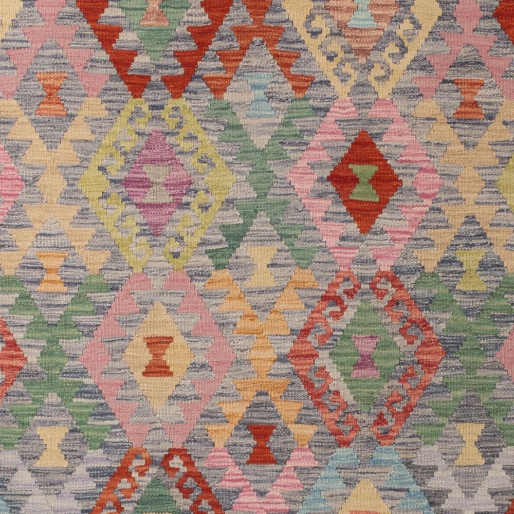 Kelim Teppich - Splash - 354 x 257 cm - bunt