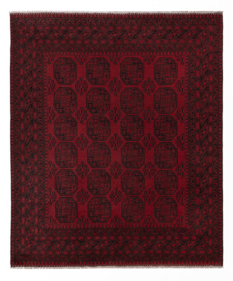 Afghan Teppich - Filpa - 301 x 249 cm - rot
