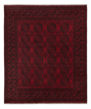 Afghan Teppich - Filpa - 301 x 249 cm - rot