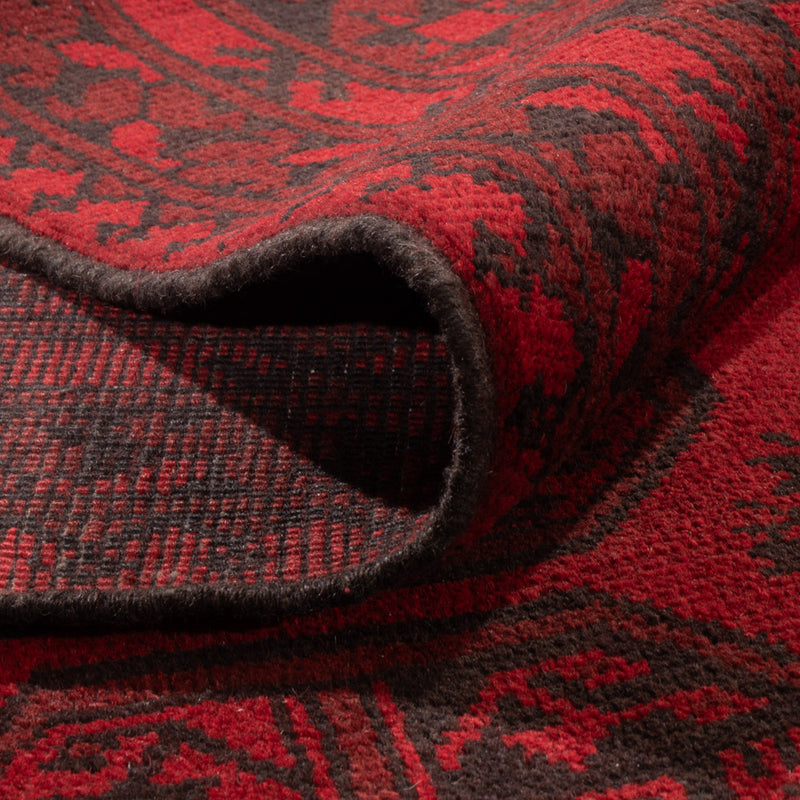 Afghan Teppich - Filpa - 301 x 249 cm - rot