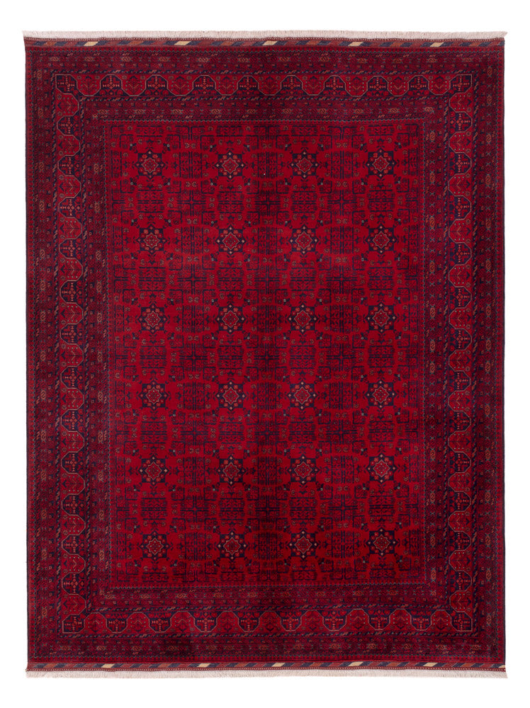 Afghaans tapijt - Koninklijke - 242 x 181 cm - rood