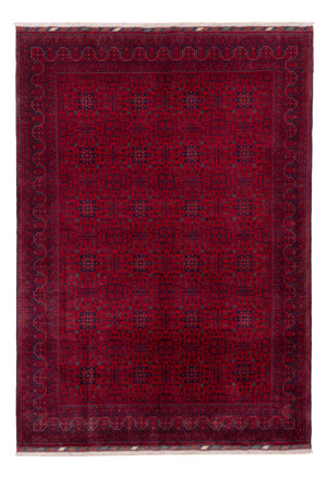 Afghaans tapijt - Koninklijke - 242 x 172 cm - rood