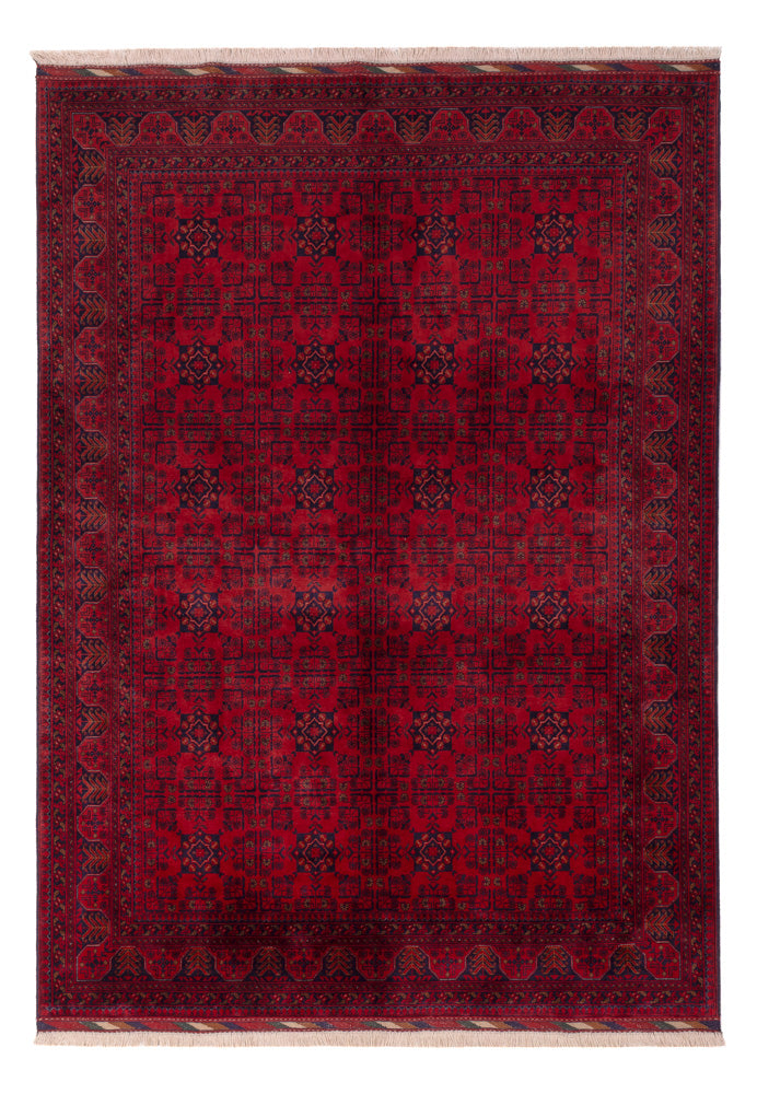 Afghaans tapijt - Koninklijke - 242 x 173 cm - rood