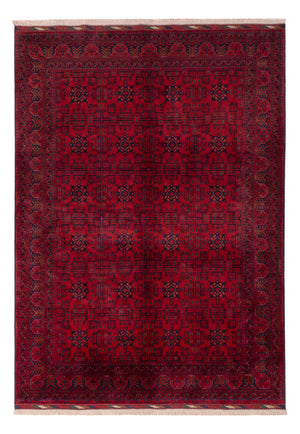 Afghaans tapijt - Koninklijke - 242 x 173 cm - rood
