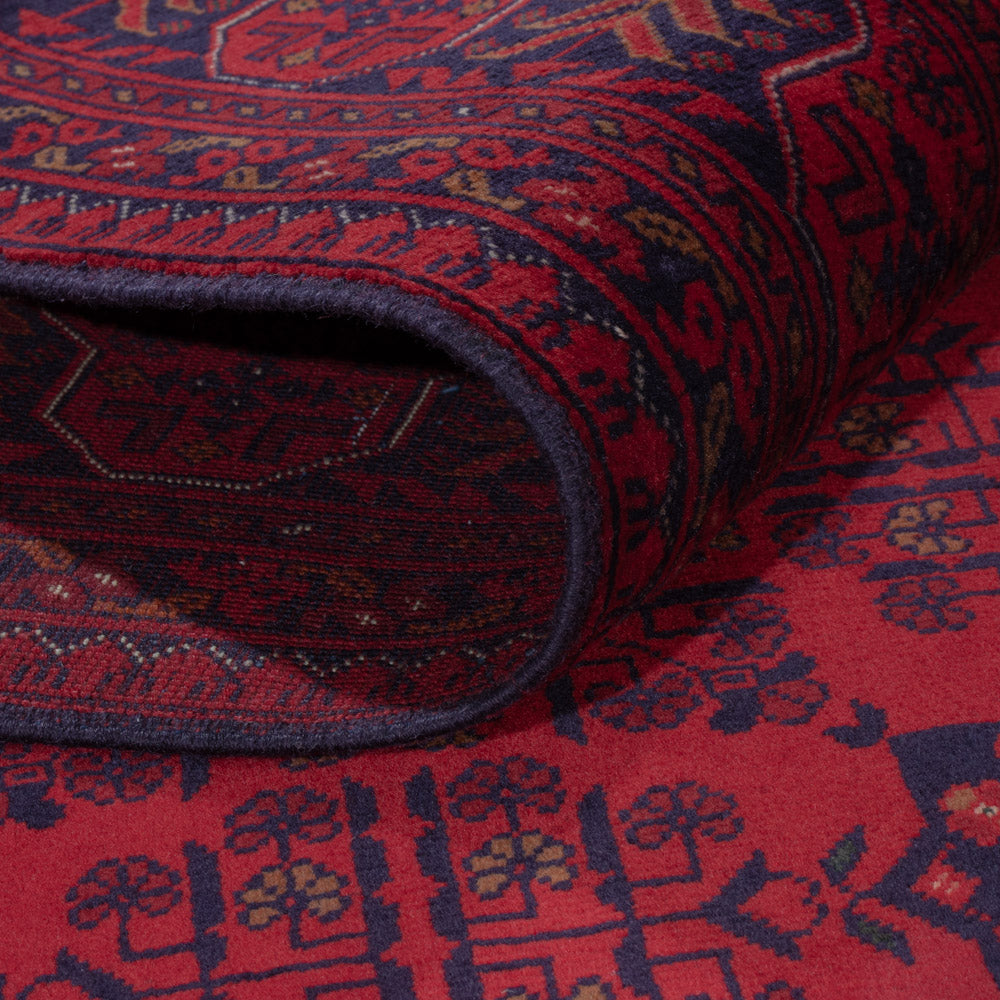 Afghaans tapijt - Koninklijke - 242 x 173 cm - rood