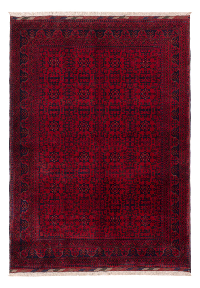Afghaans tapijt - Koninklijke - 241 x 173 cm - rood