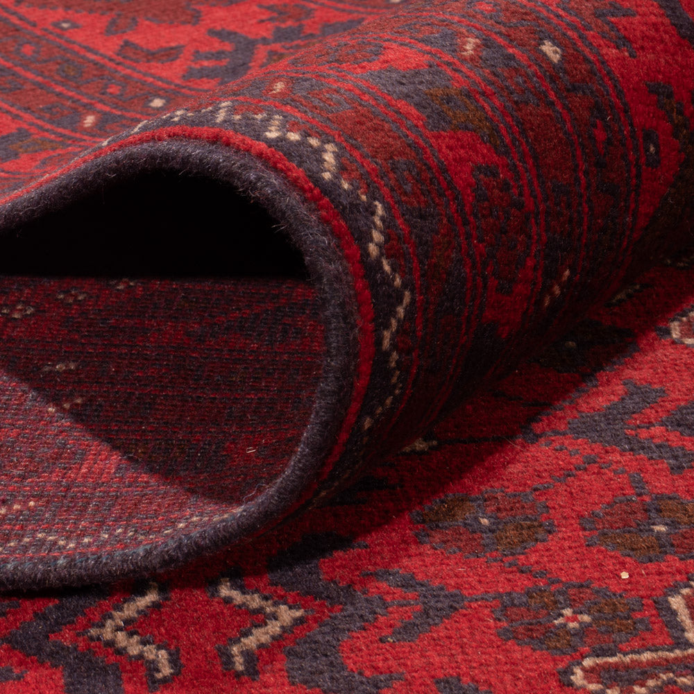 Afghan Teppich - Kunduz - 345 x 248 cm - rot