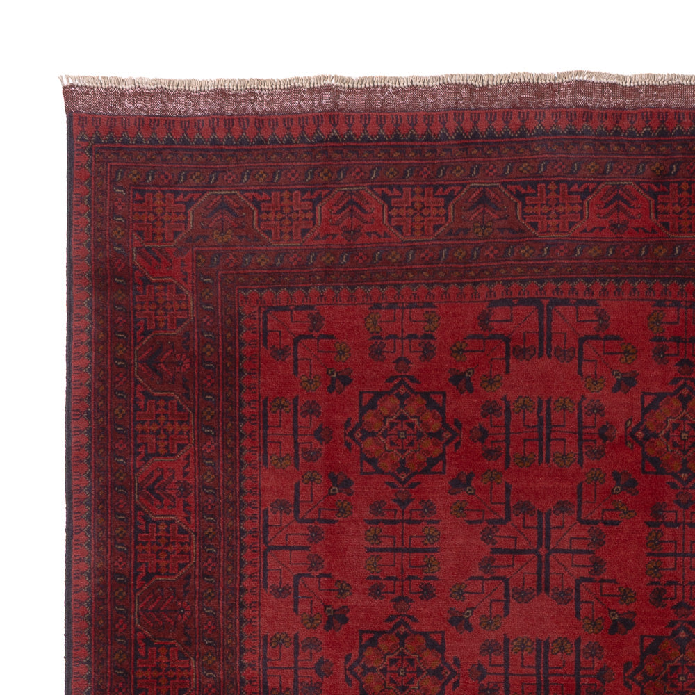 Afghaans tapijt - Kunduz - 225 x 178 cm - rood